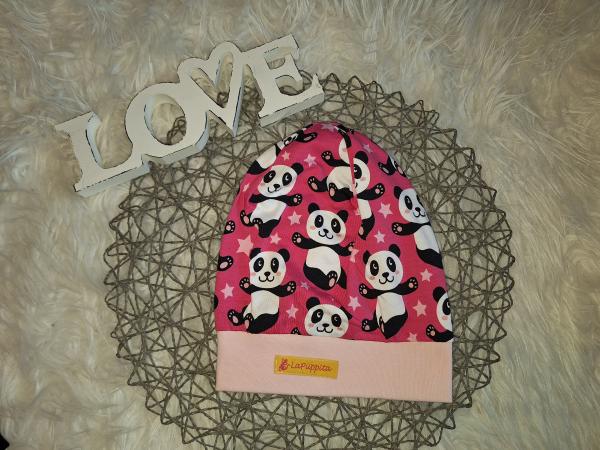 Beanie Kopfumfang 53-55cm "Panda"